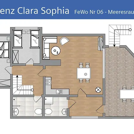 Meeresrauschen In Der Residenz Clara Sophia Остзебад Бинц